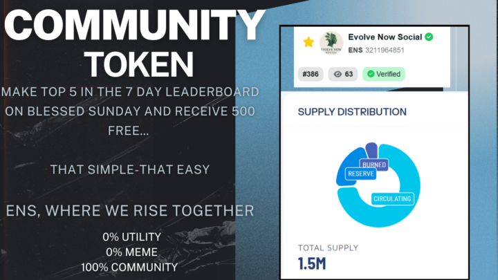 Evolve Now Social is proud to be the first Skool community with its very own community token