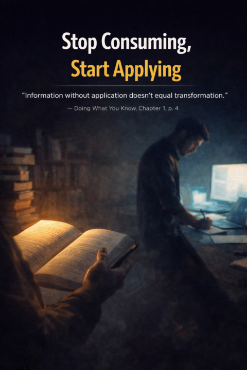 Stop Consuming, Start Applying