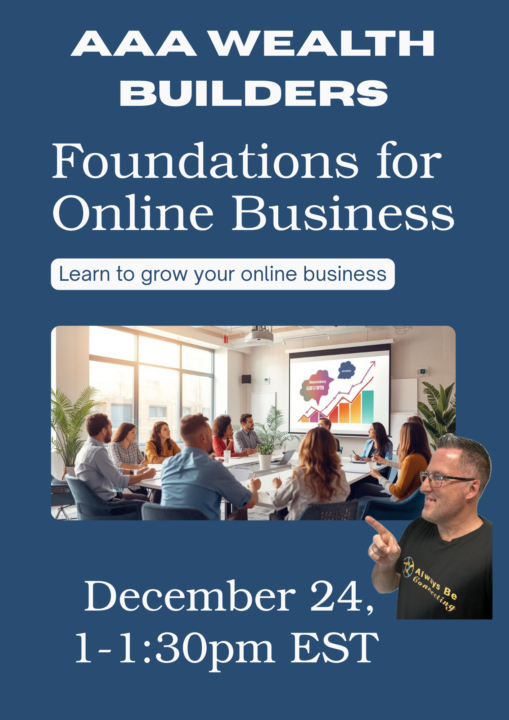 AAA presentation, join and bring a friend! 