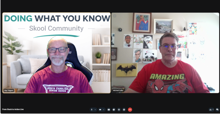 Today's "From Stuck to Action" Meetup