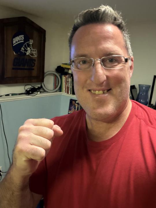 Got my workout done, upper body with weights