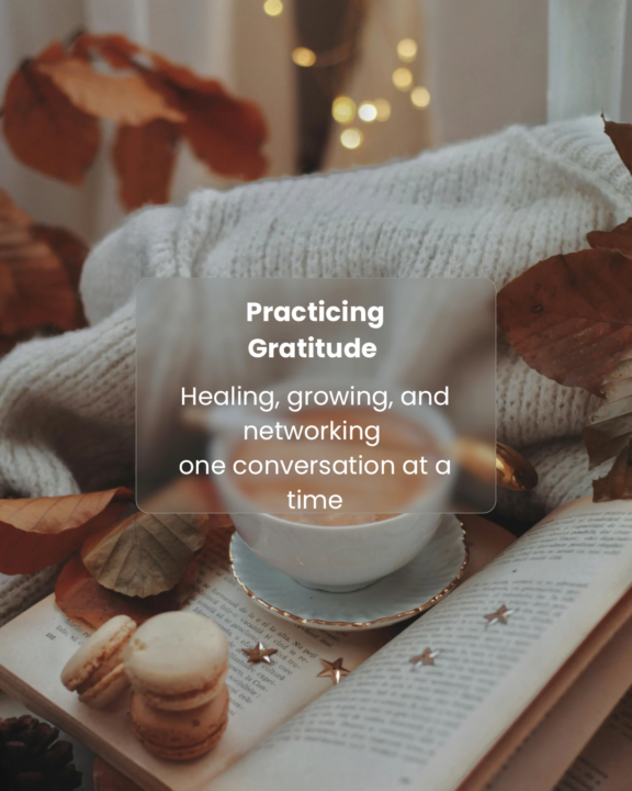 Healing, growing, and networking  one conversation at a time