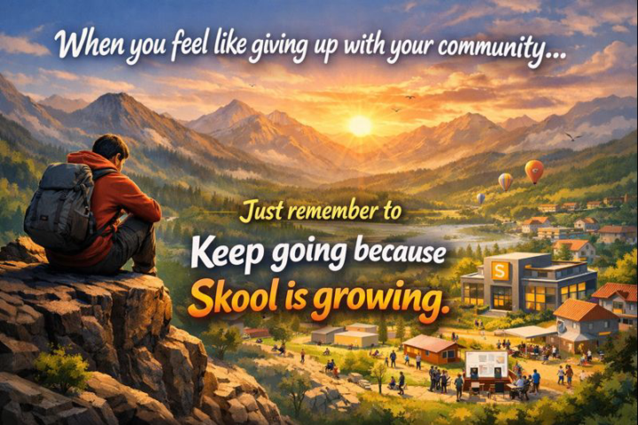 Just Remember, Skool Is Still Growing!