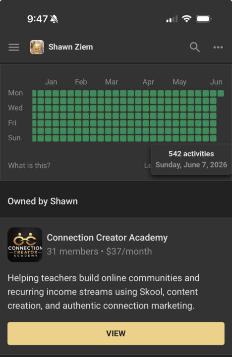 Over 500 activities today