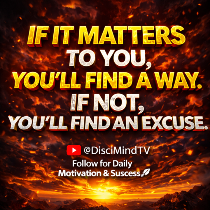 No Excuses, Only Results