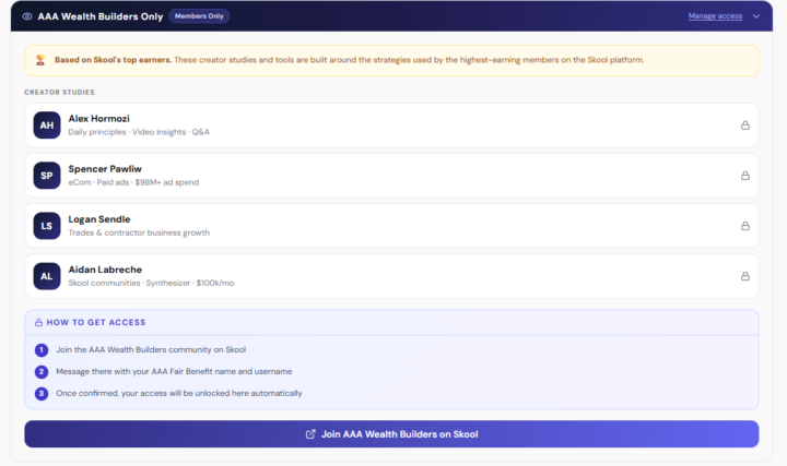 Making Sure My AAA members make bank