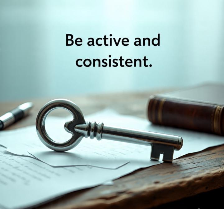 Be Active and Consistent