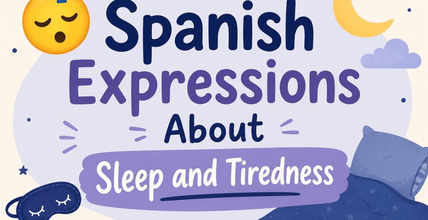 ☕ Expressions about Sleep and Tiredness 😴
