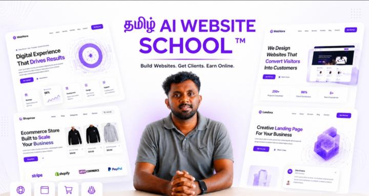 Tamil AI Website School