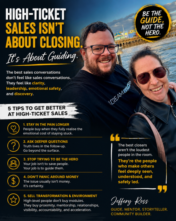 High Ticket Sales in NOT about closing...