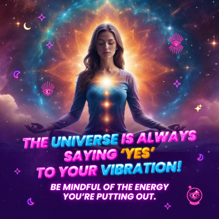 Be mindful of your vibration ✨