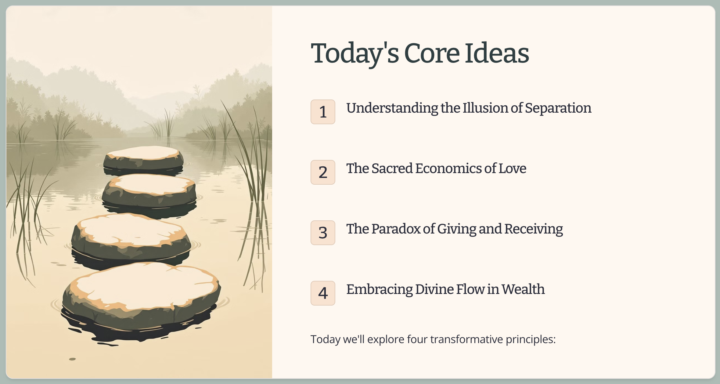 Today's ACIM Class is a Masterclass on cultivating an Abundance mindset.