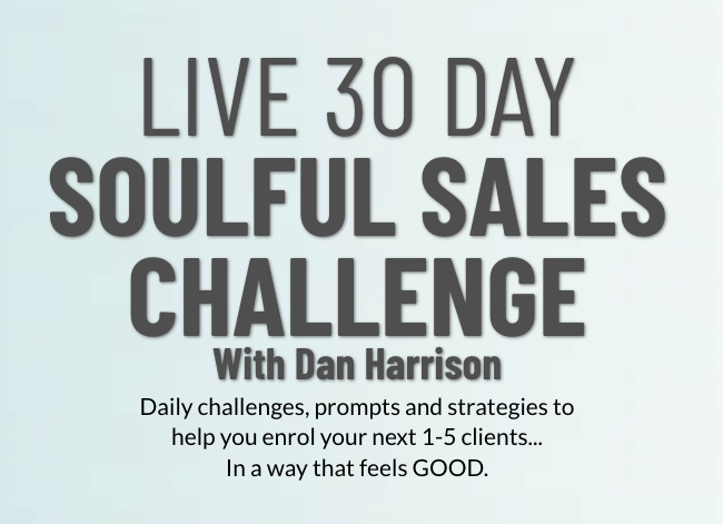 30 Day Soulful Sales Challenge: Starts on October 23rd