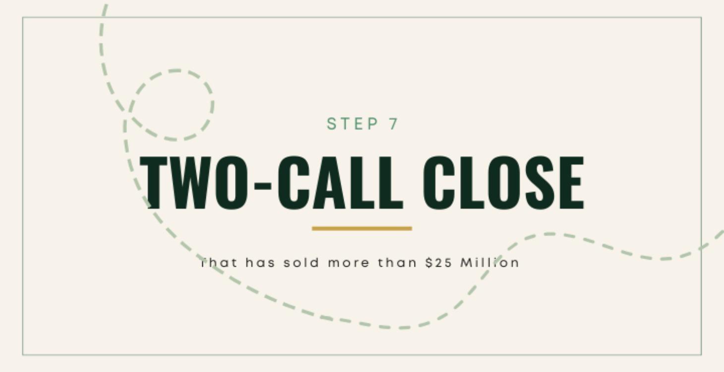 Two-Call Close