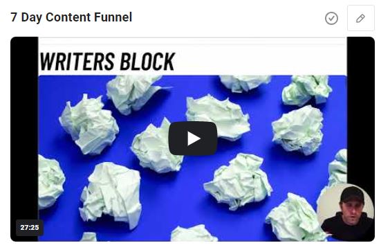 7 Day Content Funnel
