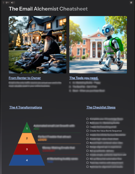 Just turned my entire Client Getting Email system into a 1-page cheatsheet... (Want it?)