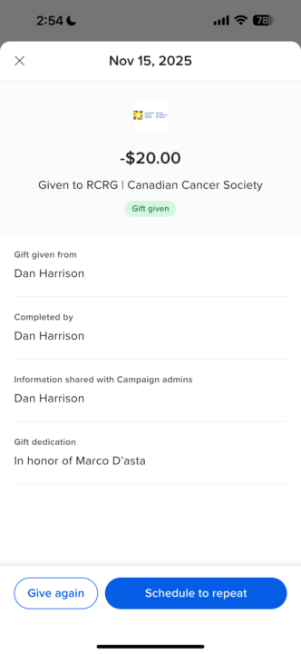 🎗️ Official First $400 Giving Games Donations on the path to $1B