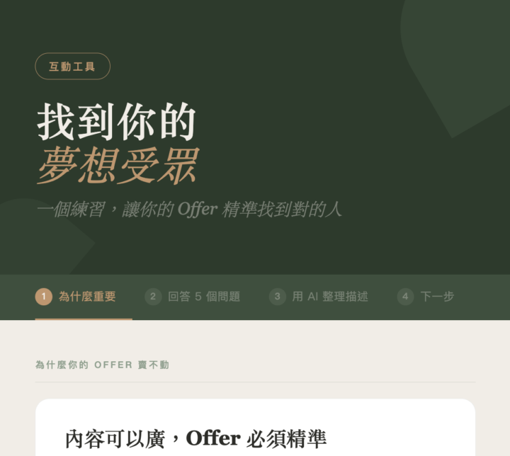 這個工具幫你找到夢想客戶