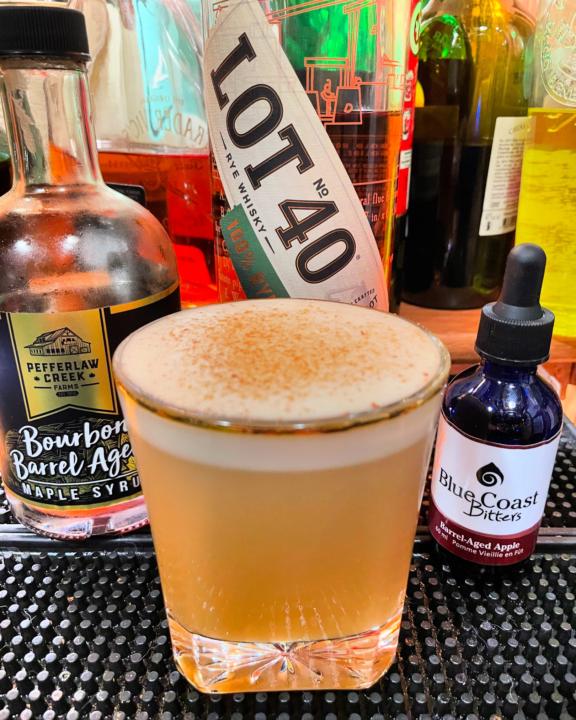 Apple Cider Whiskey Sour
