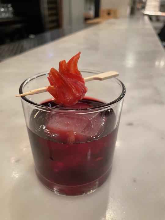Sorrel Milk Punch