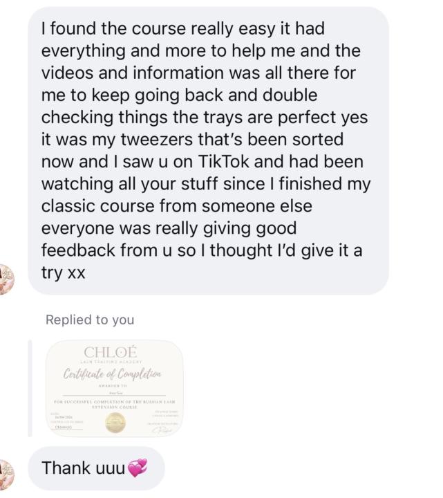 Another certified!! 💕👏🏼