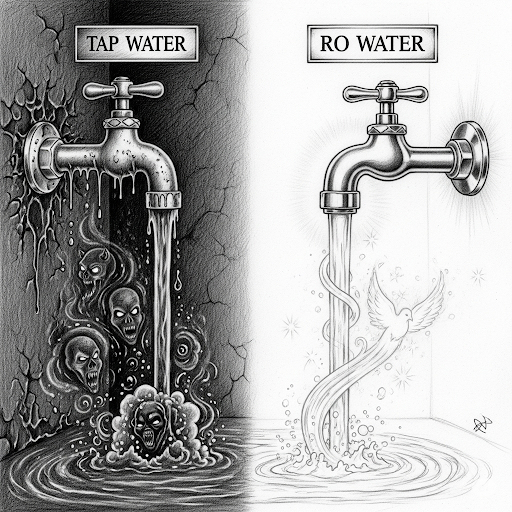 Tap water vs RO water
