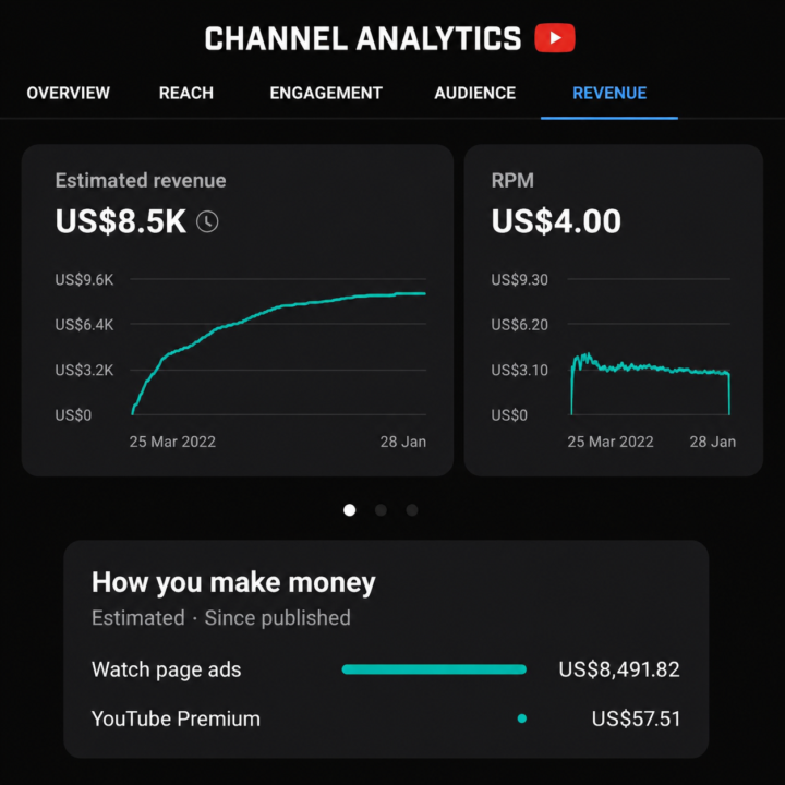 From Zero to $8.5K — The Power of YouTube Automation 🚀