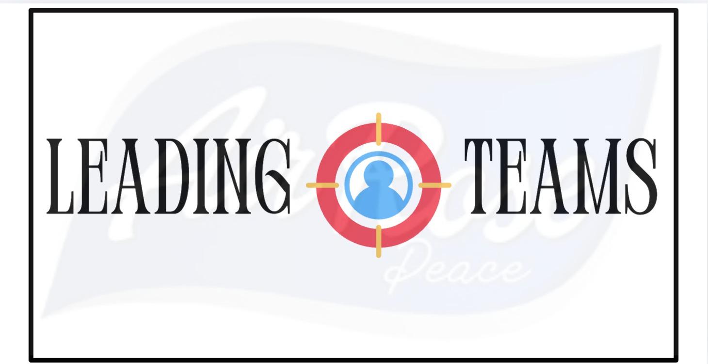 LEADING A TEAM