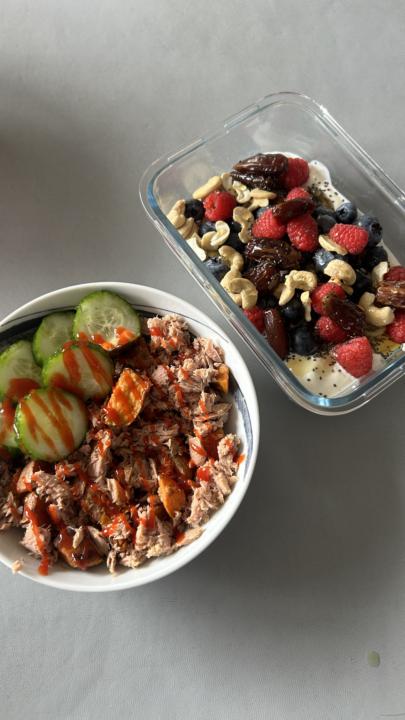 Mondays Dinner before the gym!