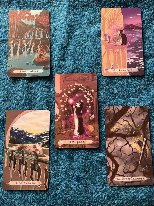 The Card Prism Spread - the Magician