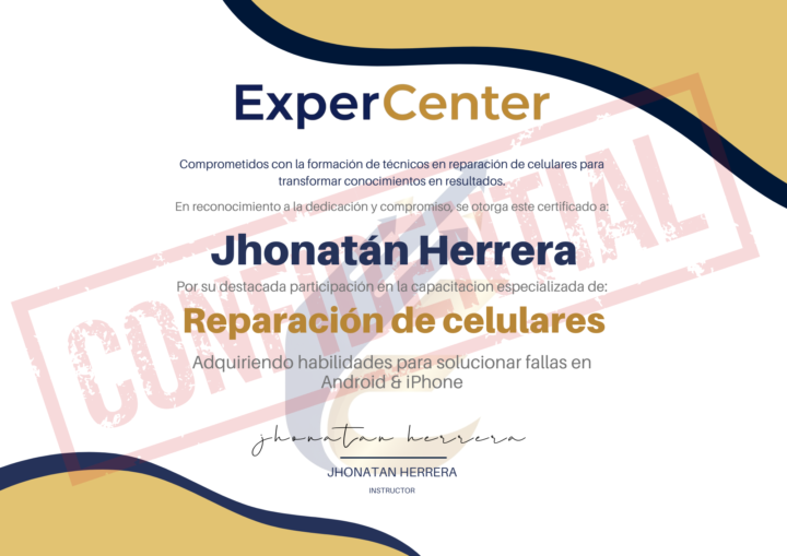 Solicitud de certificado 