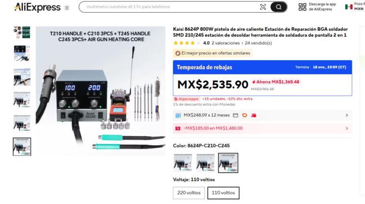 ayuda con estacion 2 en 1 kaisi
