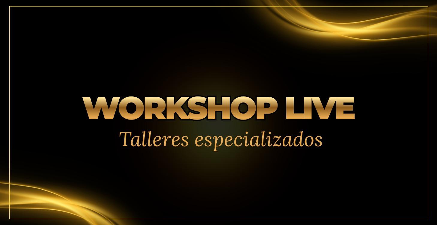 💎 Talleres especializados en vivo