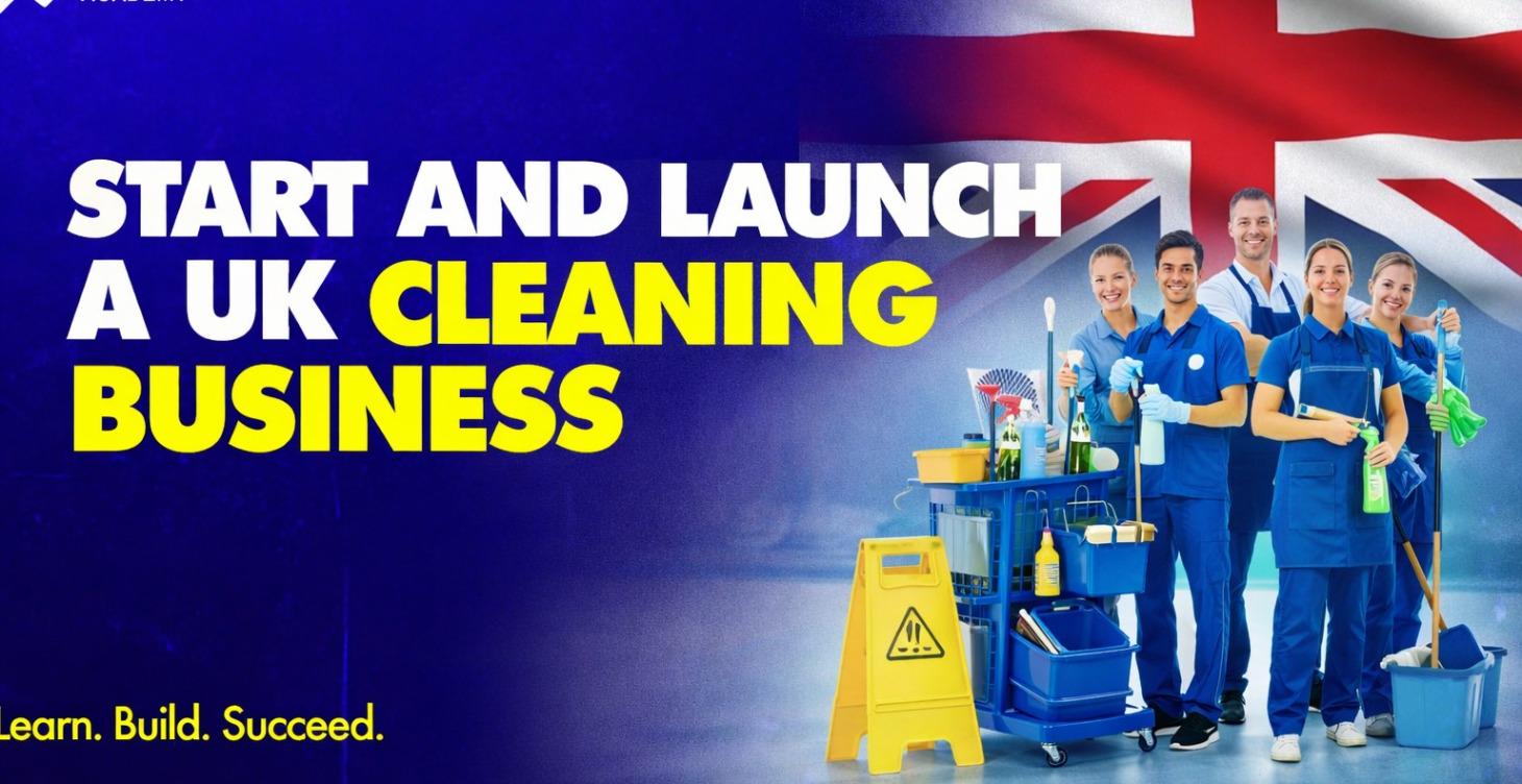 Start and launch a cleaning business in the UK