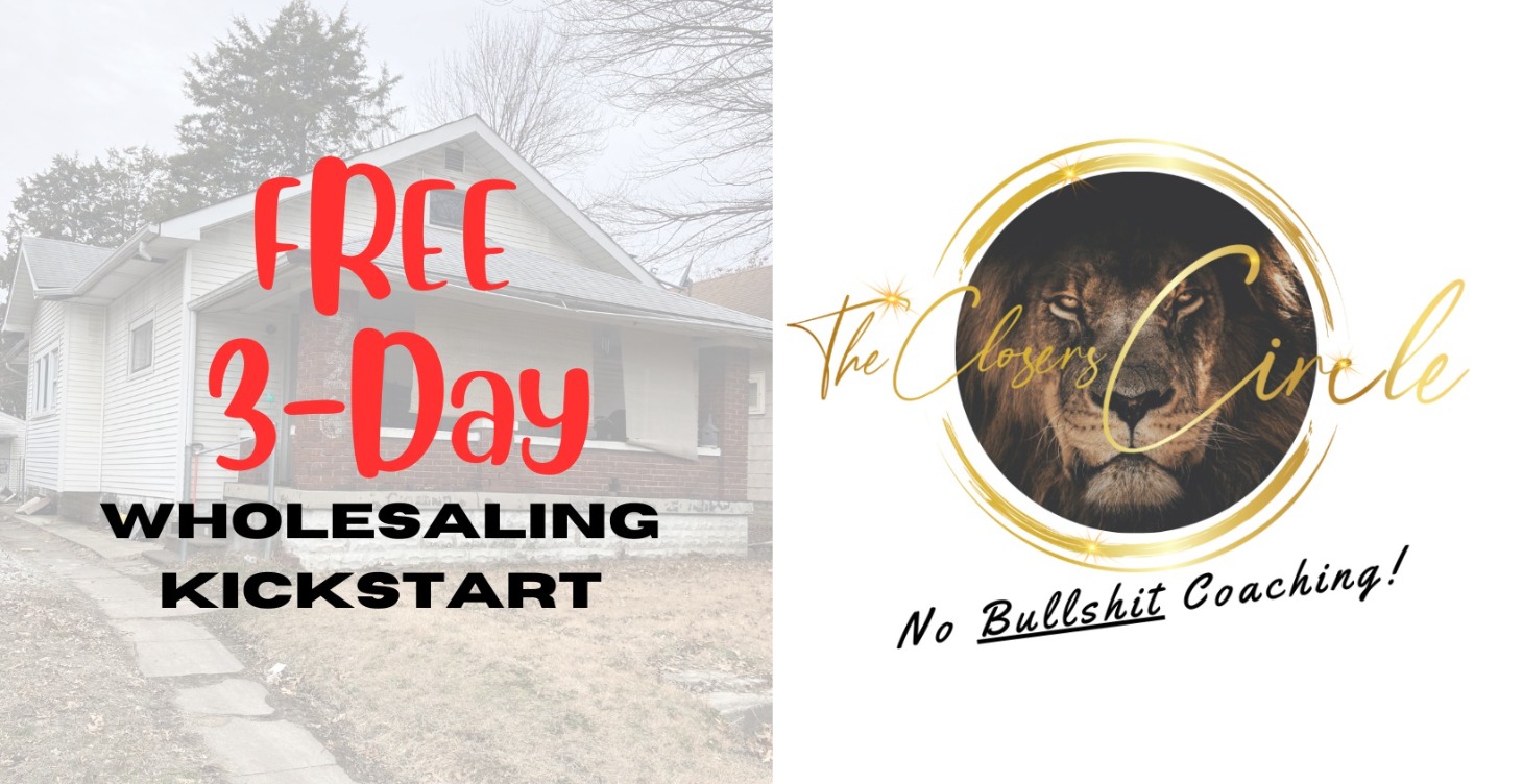 🚀 FREE 3-Day Wholesaling Kickstart Course