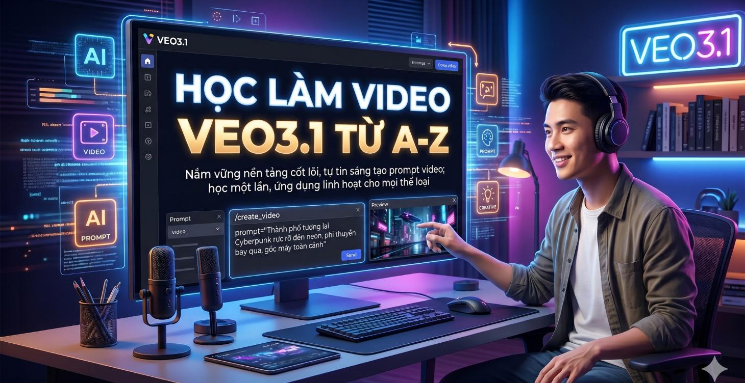 HỌC LÀM VIDEO VEO3.1 TỪ A-Z