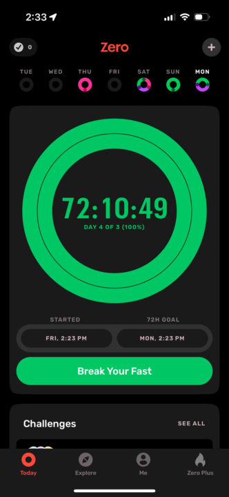 72 Water Fast ✅