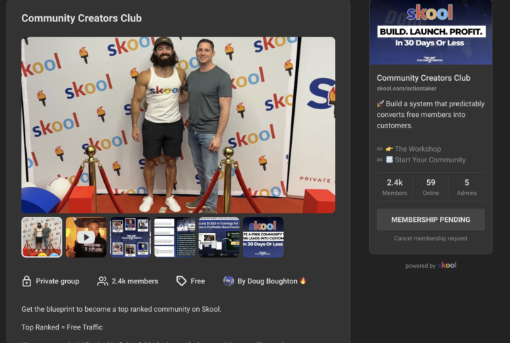 Check out this free community