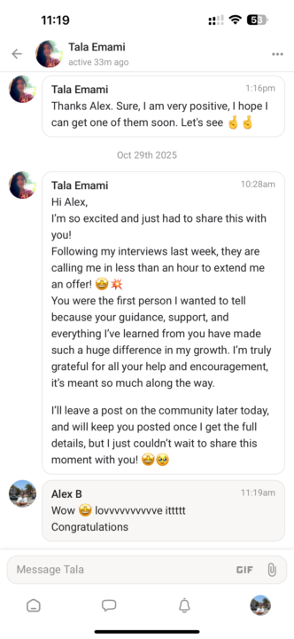 🌟 Member Win of the Week: Tala Emami!