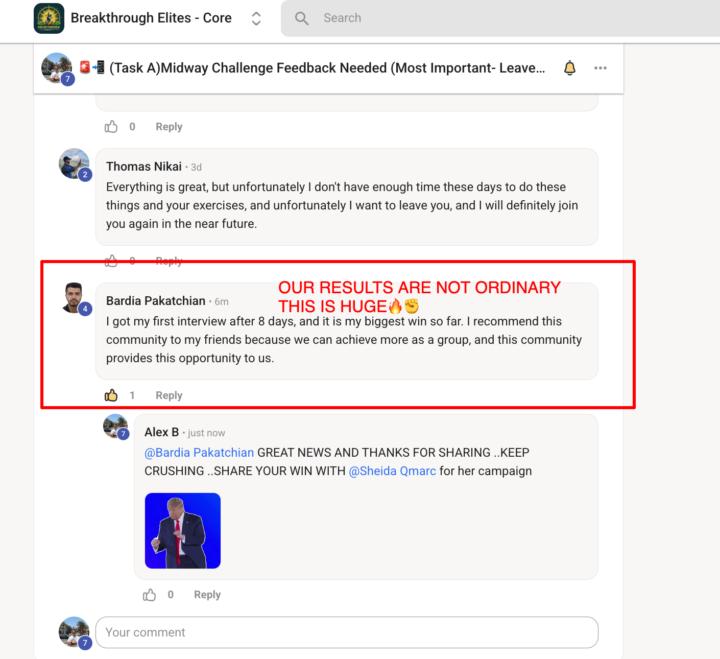 Bardia Said: I got my first interview after 8 days - Read Full Story in attached