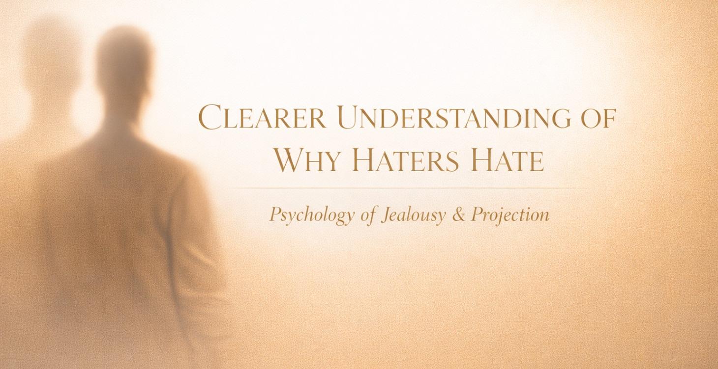 CLEARER UNDERSTANDING OF WHY HATERS HATE