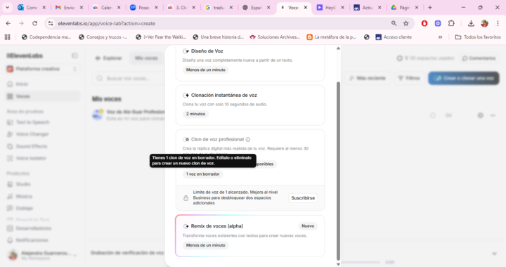 Clonar Voz