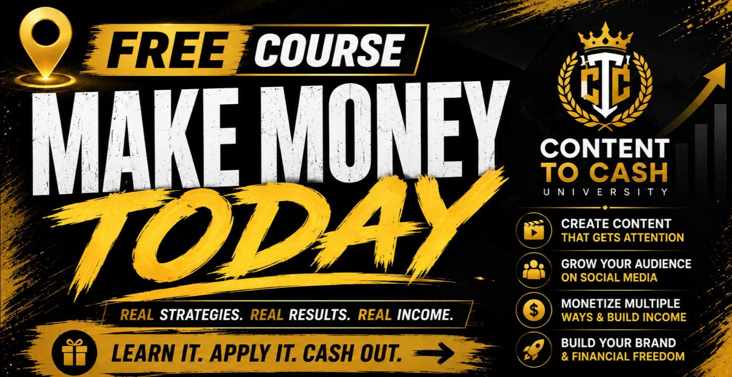 FREE Course - Make Money Today