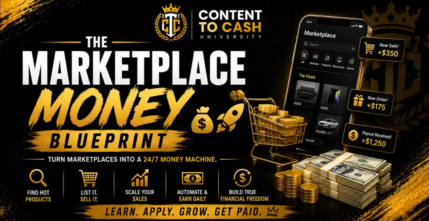 The Marketplace Money Blueprint