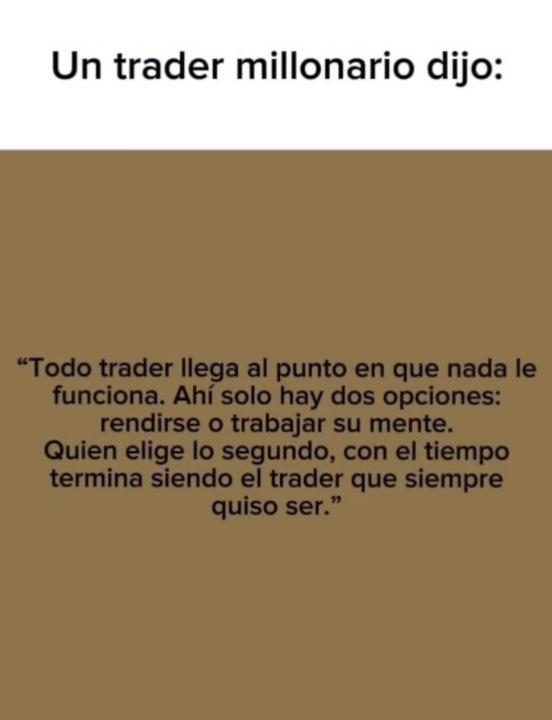 Rendirse no es una opción 