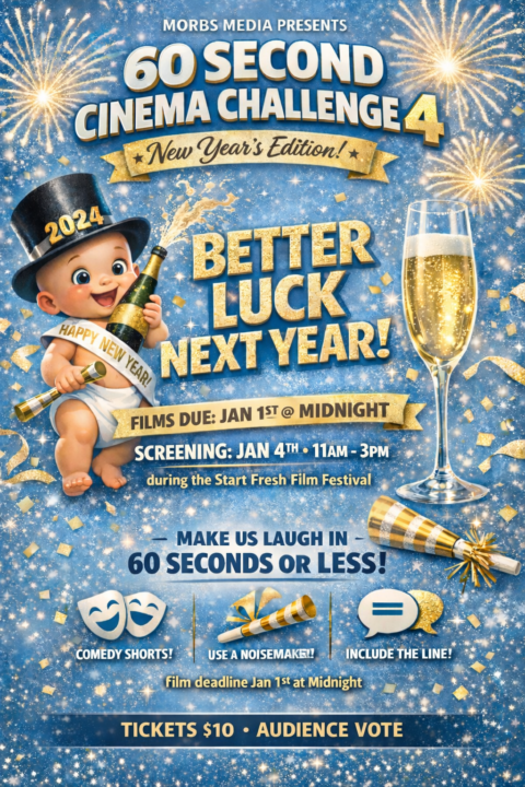 🎬 60 SECOND CINEMA CHALLENGE 4 during Start Fresh Film Festival 