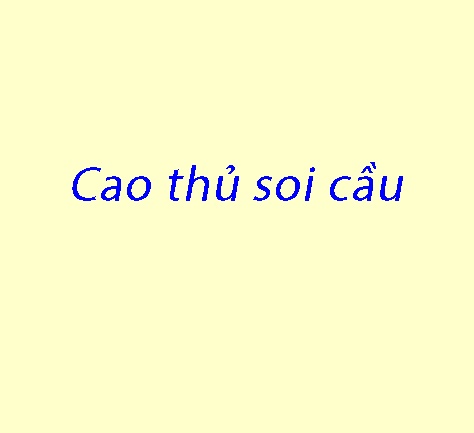 Cao thủ Soi cầu