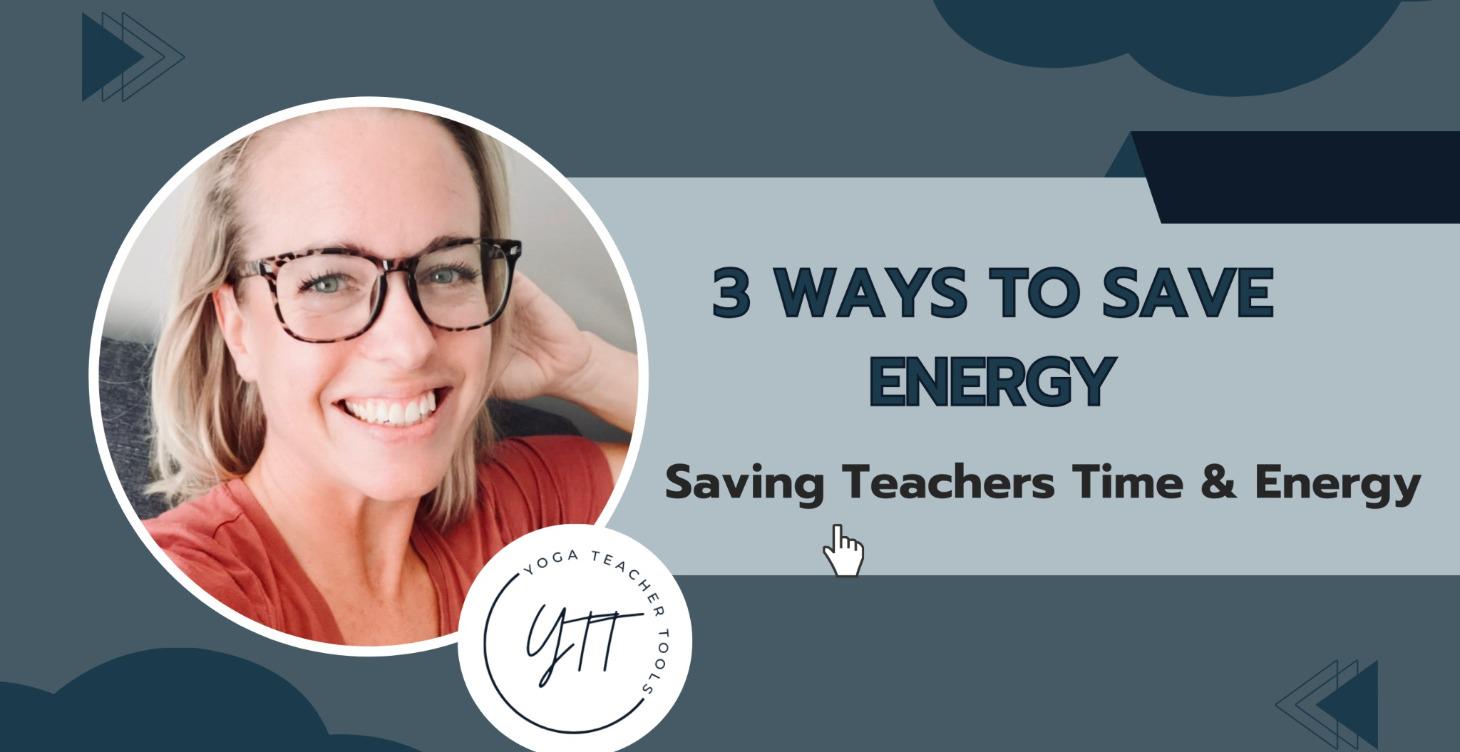 3 Ways to Save Energy