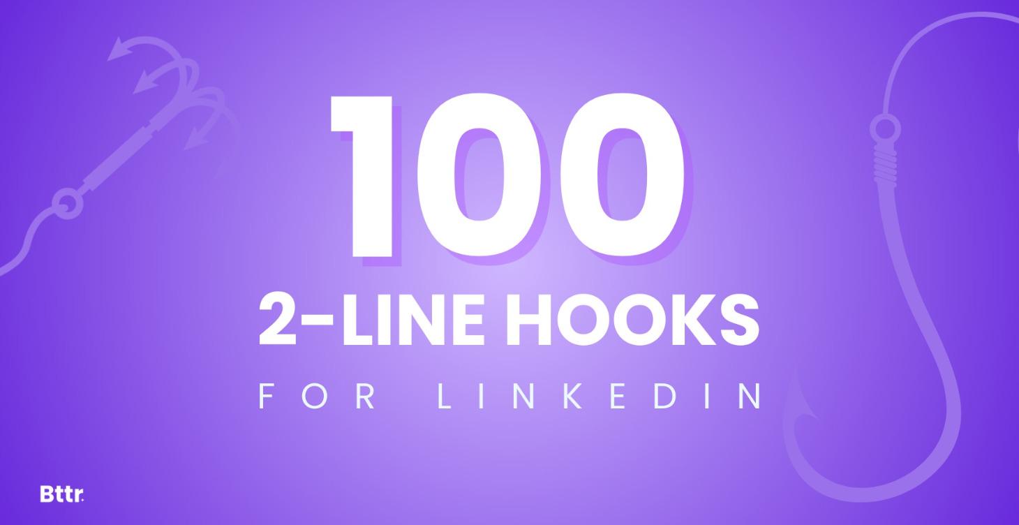 100 Two-Line LinkedIn Hooks