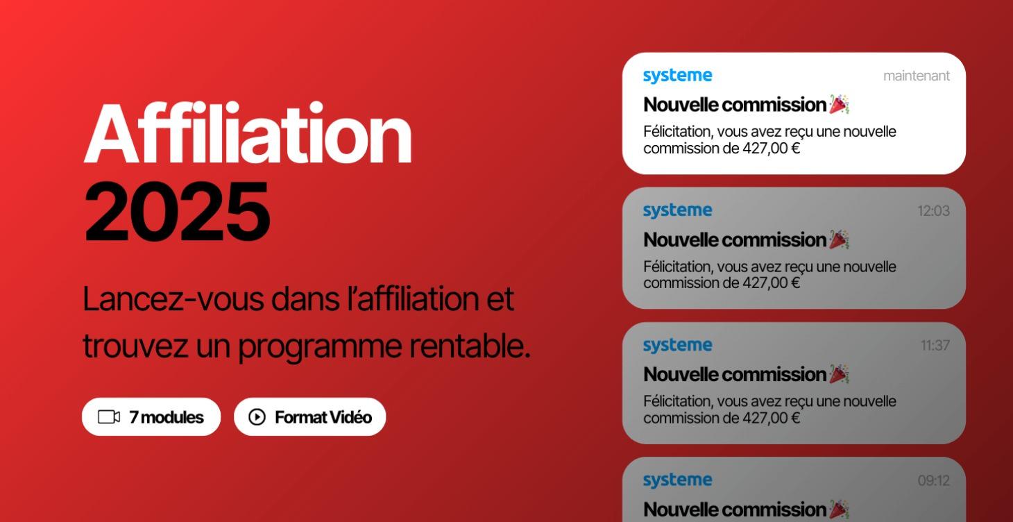 🎯 Affiliation 2025 – Revenus Passifs Modernes